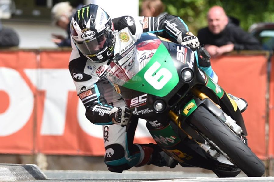 Michael Dunlop takes win number 19 in the Bennetts Lightweight TT