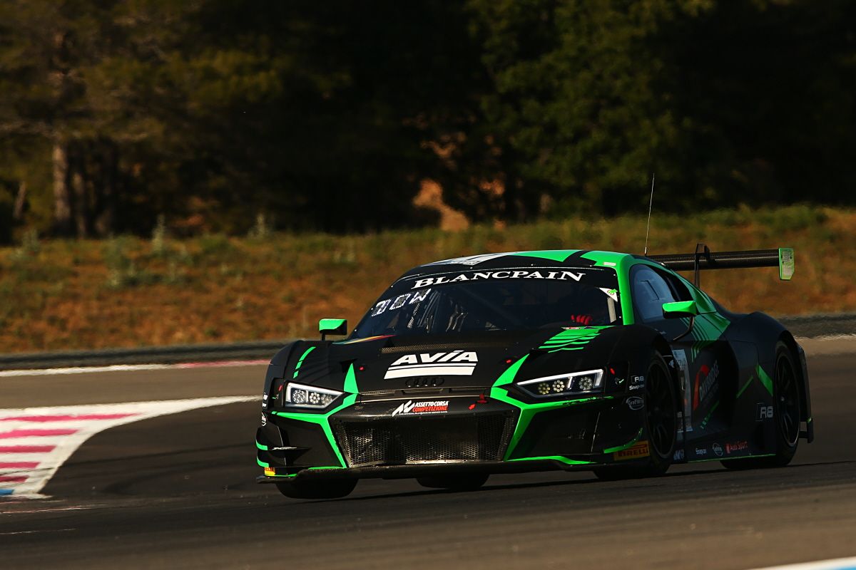Audi R8 LMS EVO GT3 racer Alex MacDowall takes season-best Blancpain finish in Paul Ricard 6hr