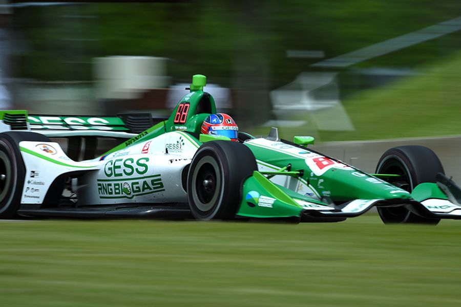 Herta becomes youngest pole winner in Indy car history