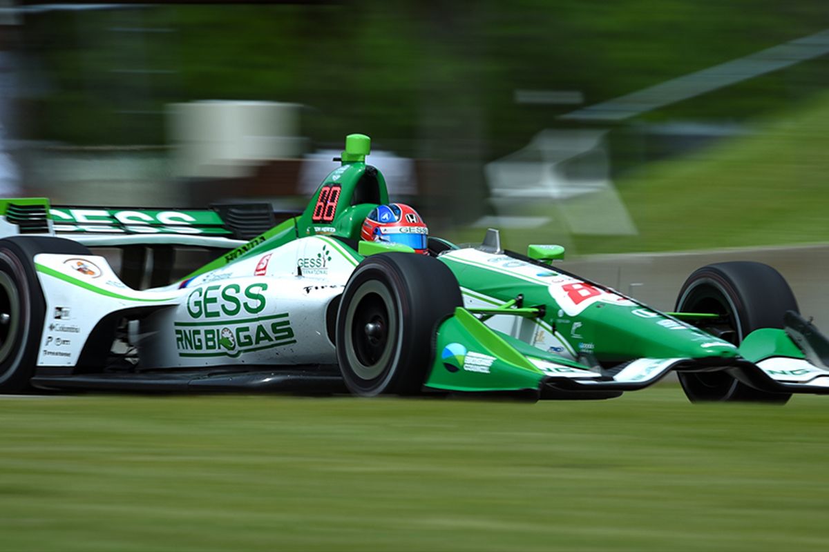 Herta becomes youngest pole winner in Indy car history