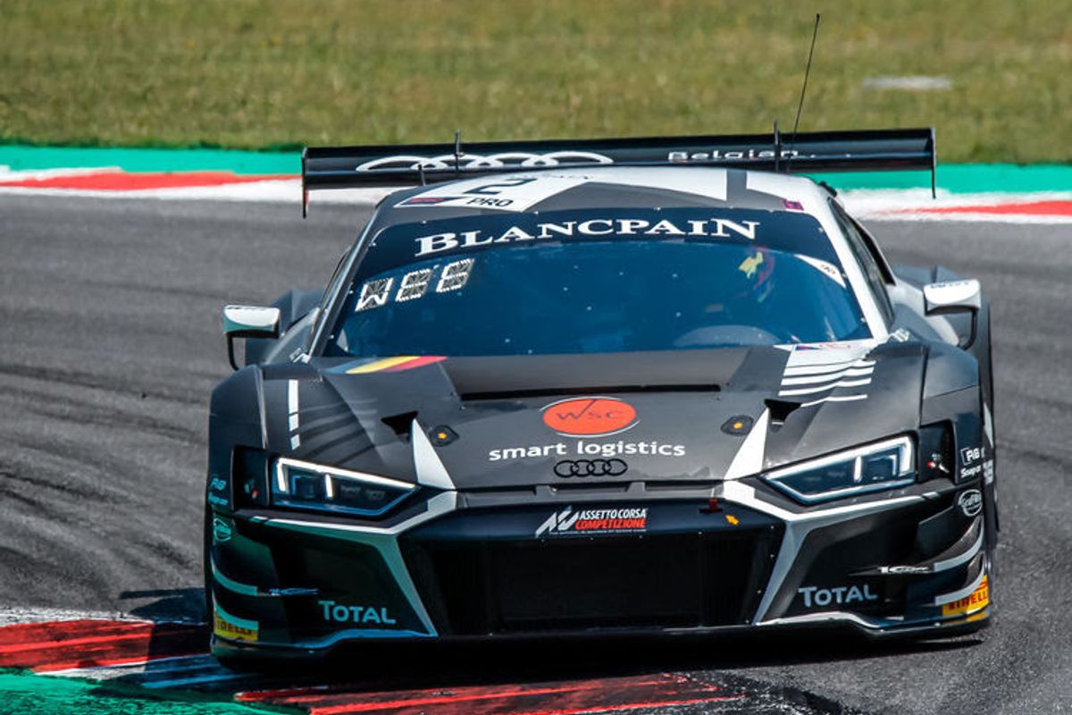 First victory of the Audi R8 LMS in Blancpain GT Series this season