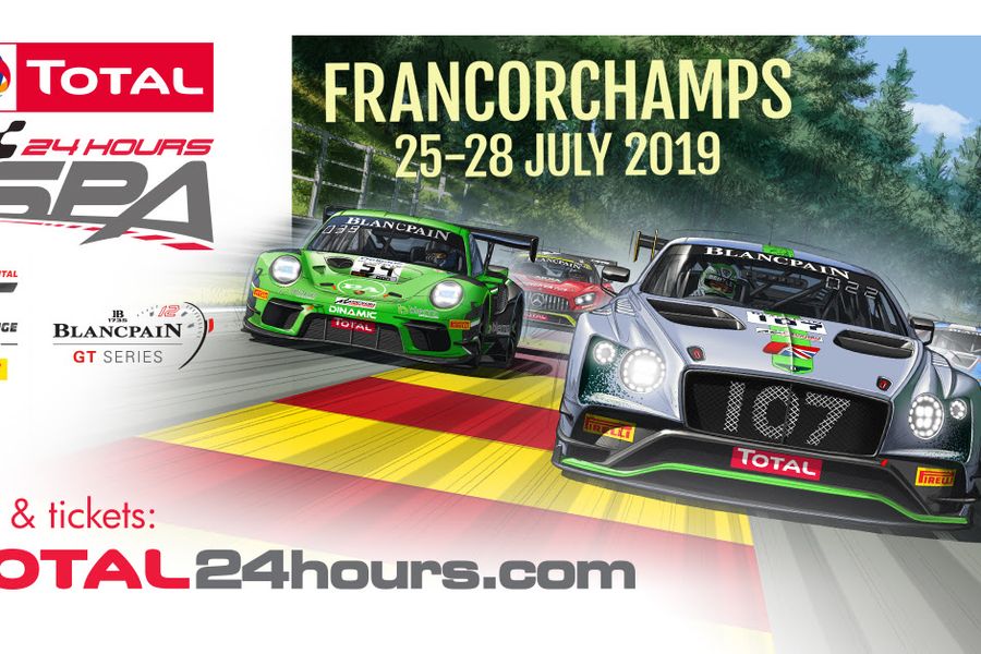 Record-breaking 72-car entry list for Total 24 Hours of Spa