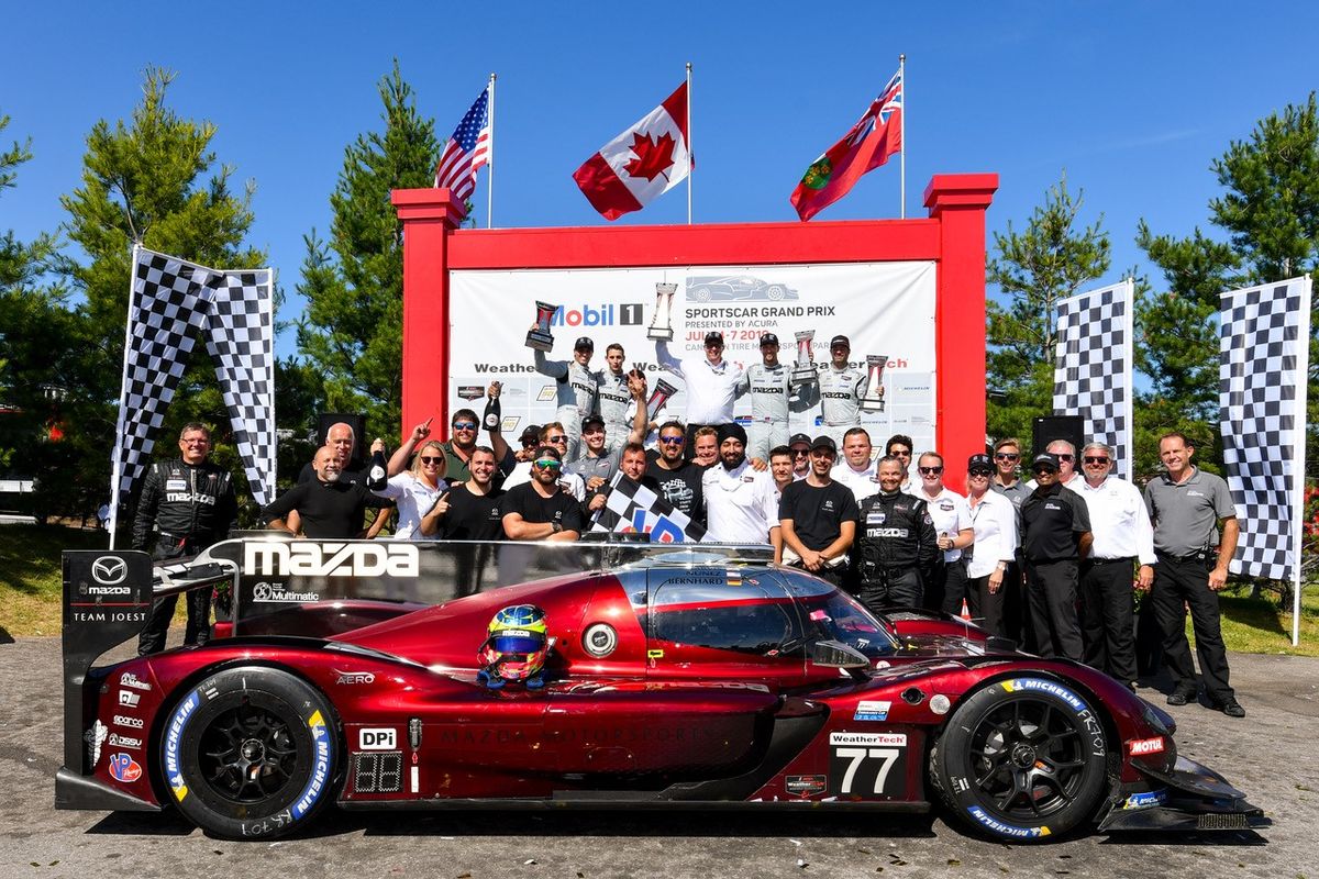 Mazda takes second straight 1,2 finish in the IMSA Sportscar Championship