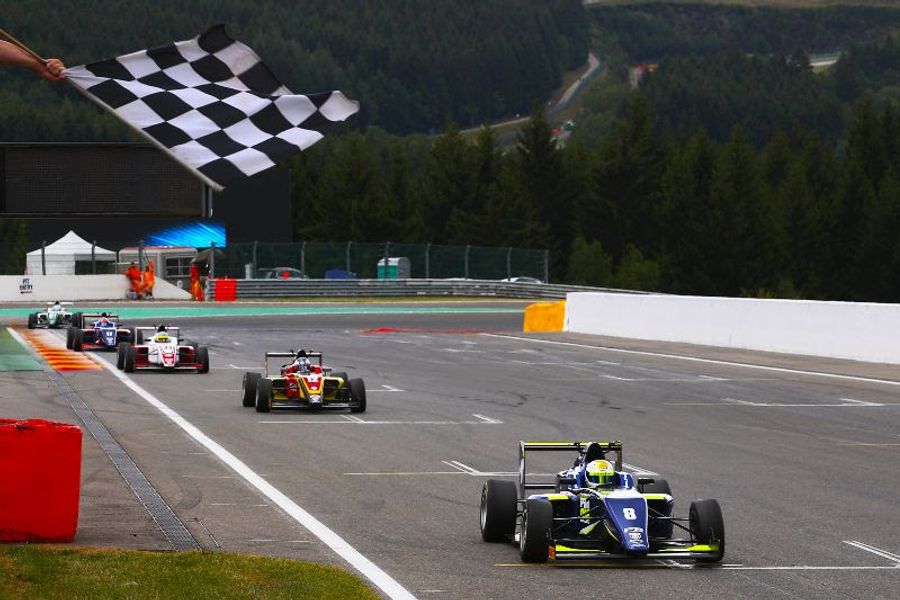 Frederick flies to F3 victory at Spa Francorchamps