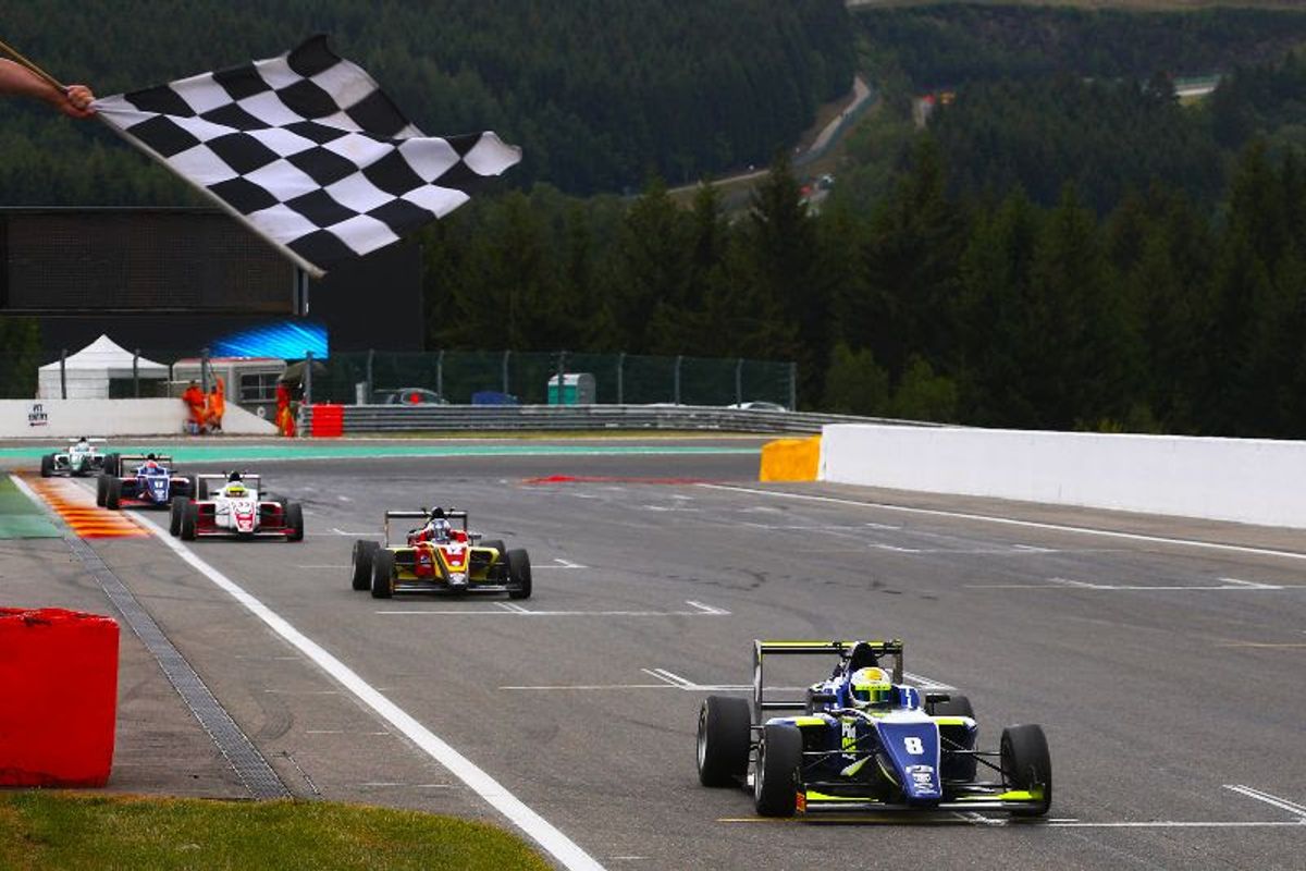 Frederick flies to F3 victory at Spa Francorchamps