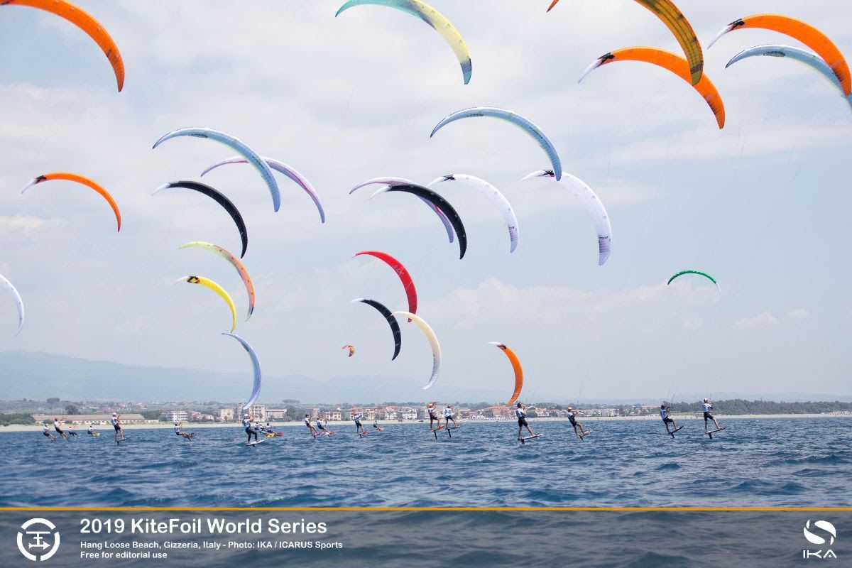 Vodisek starts stong in record Porsche KiteFoil World Series fleet