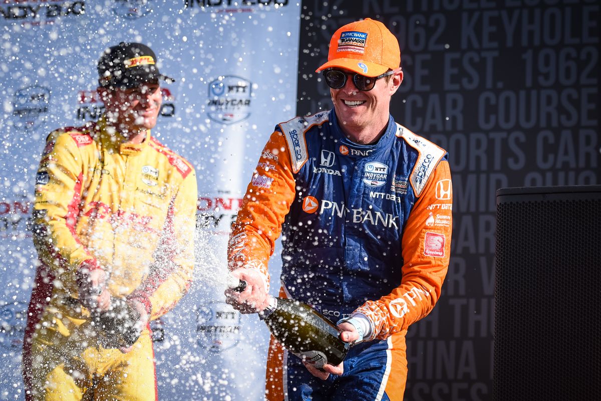 Dixon holds off teammate, wins Honda Indy 200 Mid-Ohio again