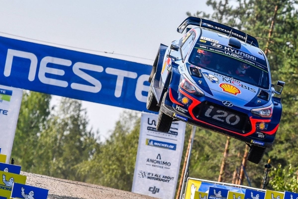 WRC’s big three resume thrilling title fight on Rally Finland