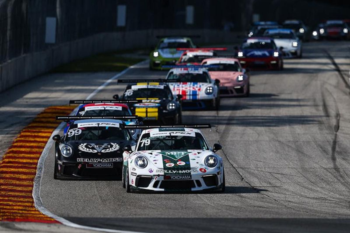 Caution-Filled Porsche GT3 Cup Challenge Gives De Angelis Weekend Sweep