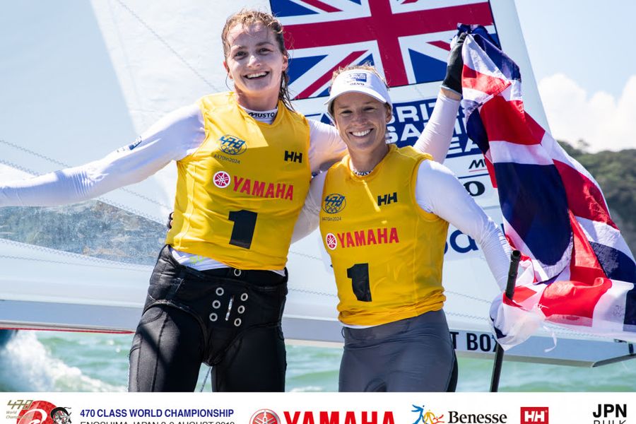 470 World Championship Gold Medals to Australia in Men and Great Britain in Women