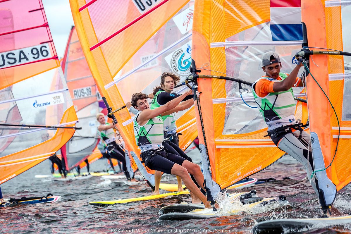 Down to the wire ahead of RS:X Youth World medal race shootout