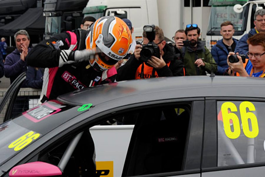 BTC Racing’s Josh Cook wins Thruxton BTCC Race 2 thriller