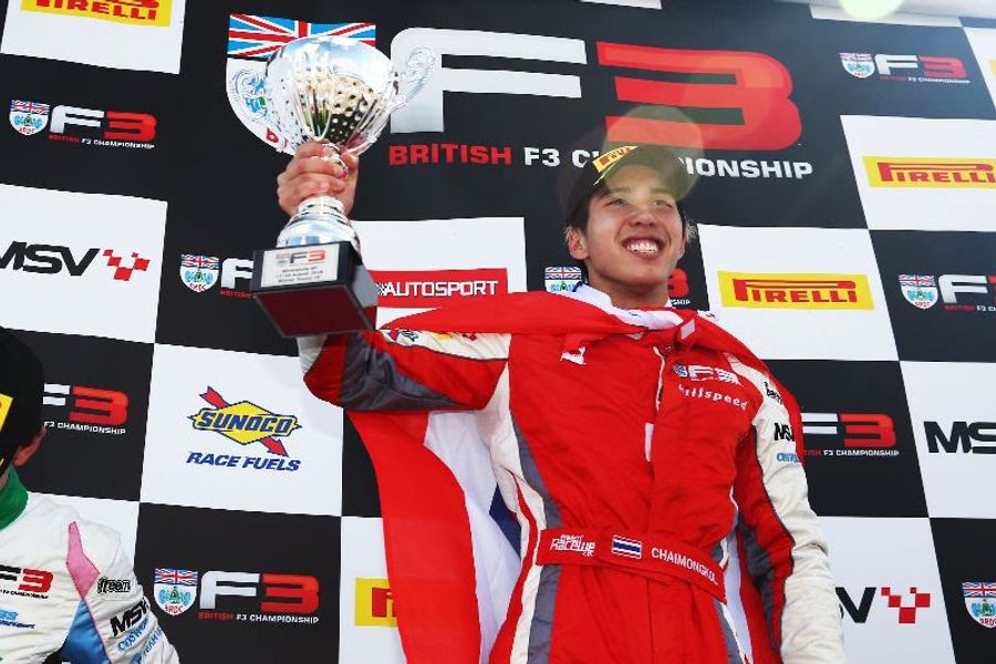 Chaimongkol becomes 13th different F3 winner with Silverstone triumph