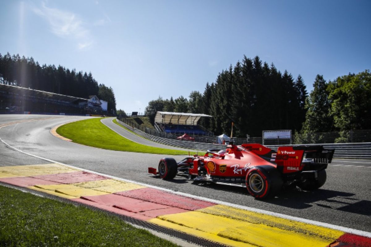 Sebastian Vettel outpaces Charles Leclerc as Ferrari lead Belgian FP1