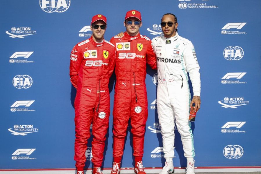 Leclerc heads Ferrari front row lock out in Spa