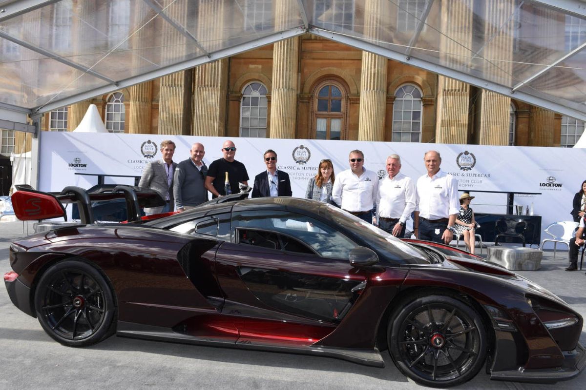 Stunning McLaren Senna wins inaugural Lockton Club Trophy at Salon Privé