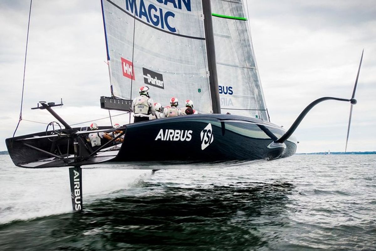 American Magic's Defiant AC75 ready for America's Cup prologue - the Prada Cup
