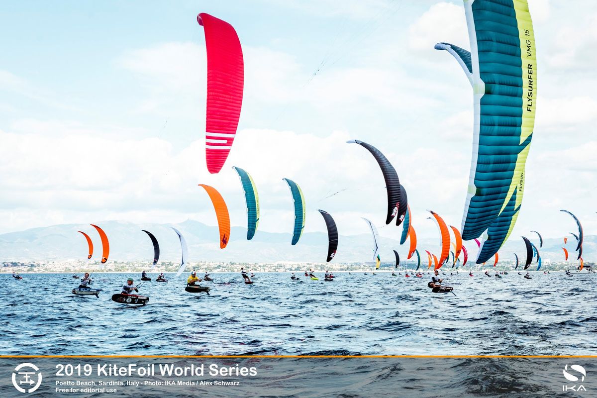 Mazella clinches second KiteFoil world title at Cagliari series finale