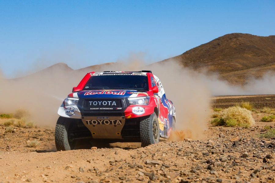 Nasser Al-Attiyah and Stéphane Peterhansel hit problems on Rallye du Maroc