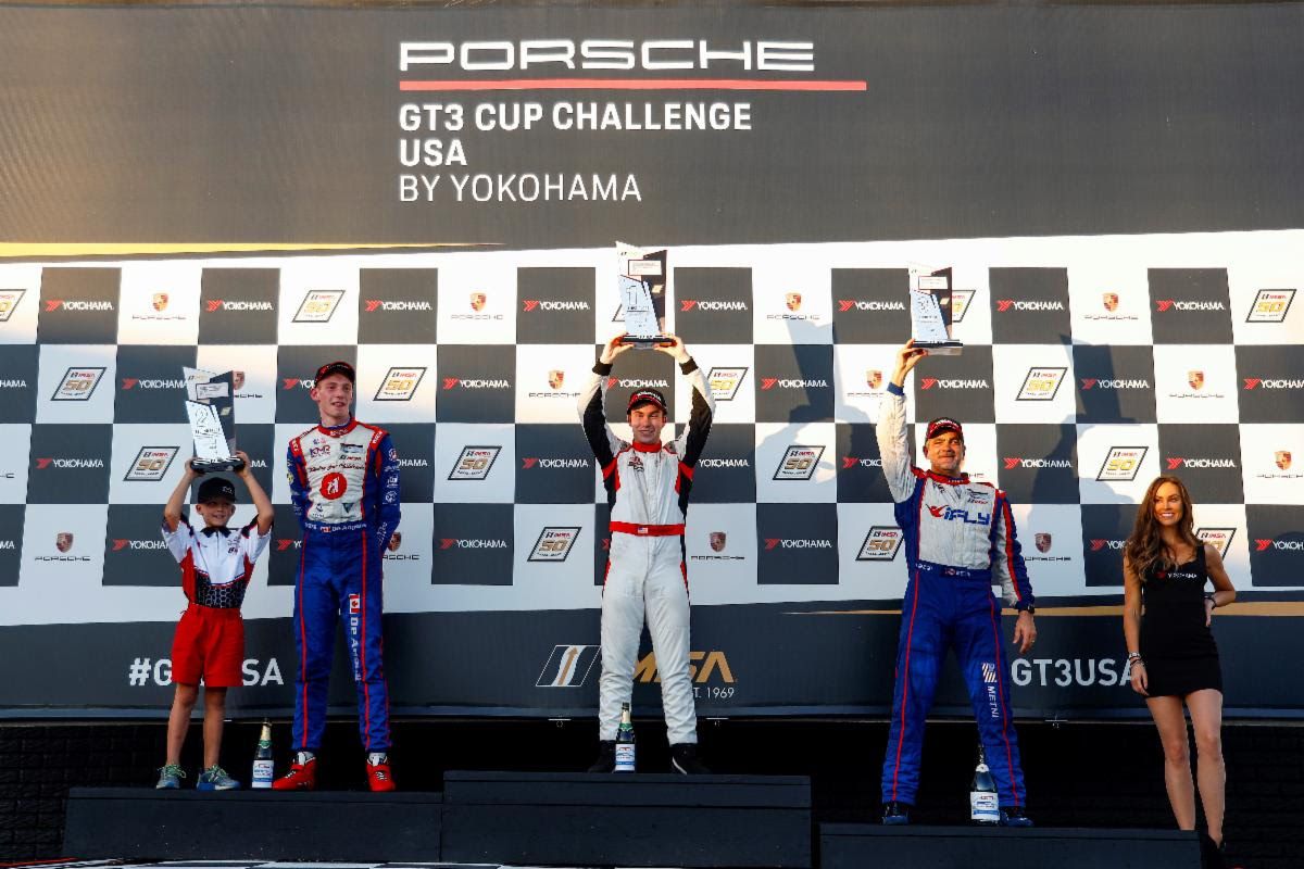 17 year old Dickinson Picks Up First Career Porsche GT3 Cup USA Win