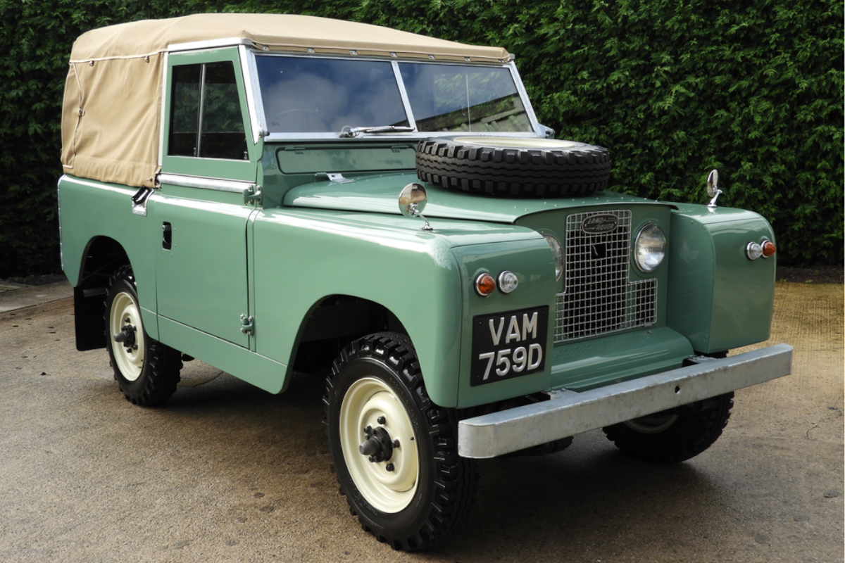 1966 Land Rover Series 2A Soft Top on offer at CCA auction Historic