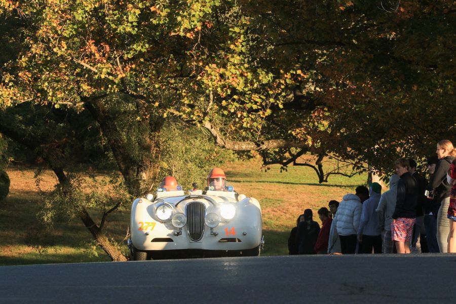 1000 Miglia Warm Up USA winners cross the line