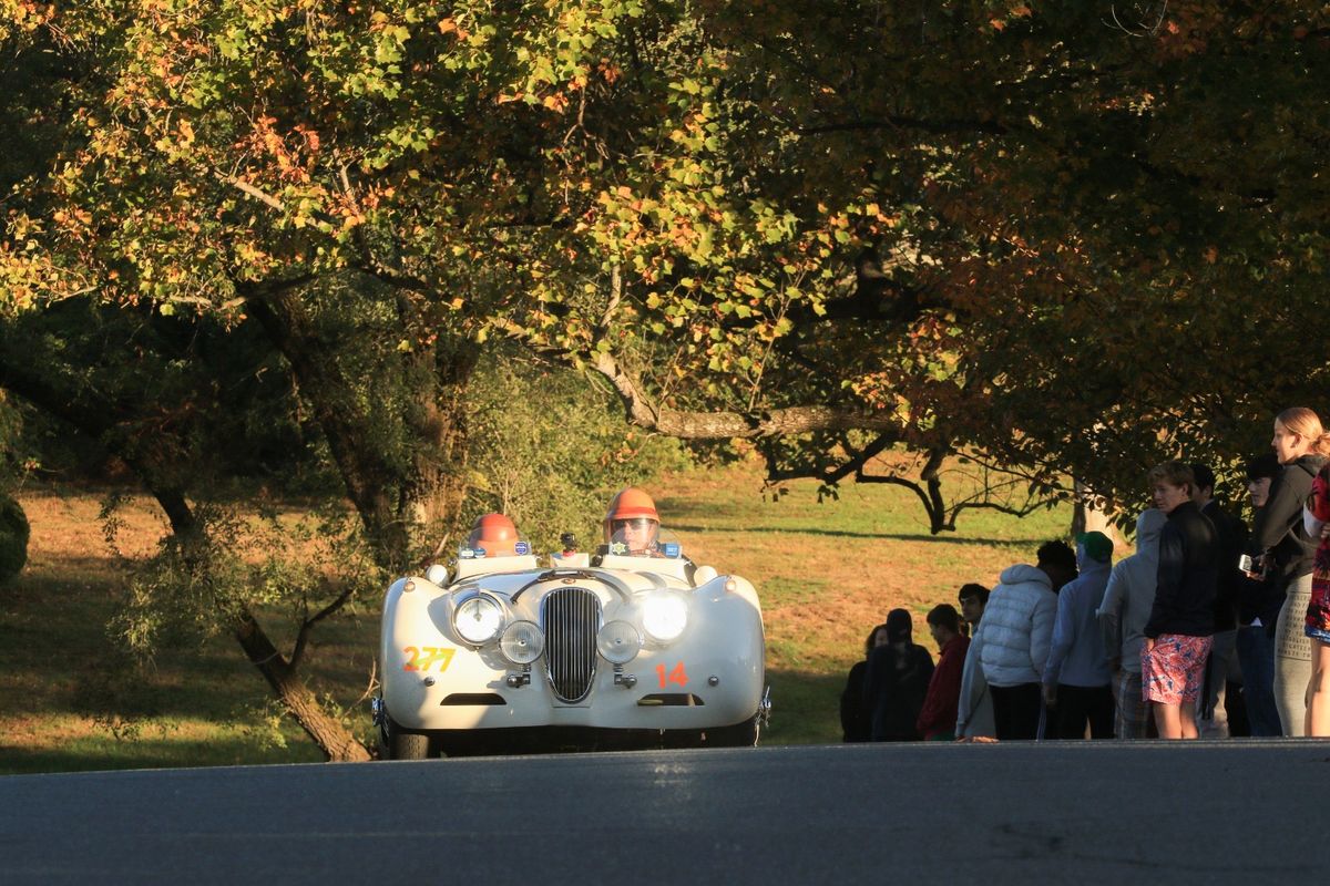1000 Miglia Warm Up USA winners cross the line