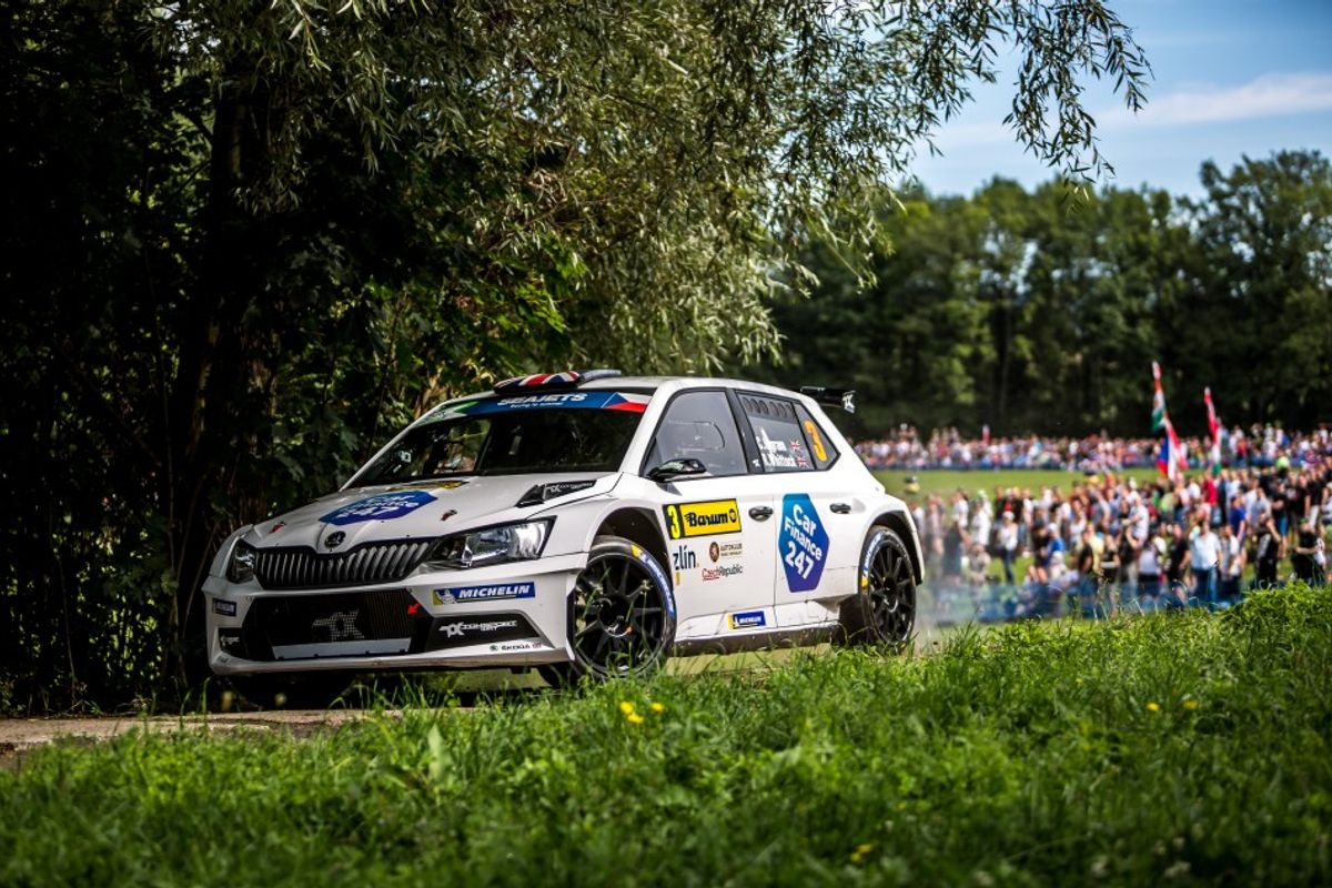 Three drivers in face off for European Rally Championship title