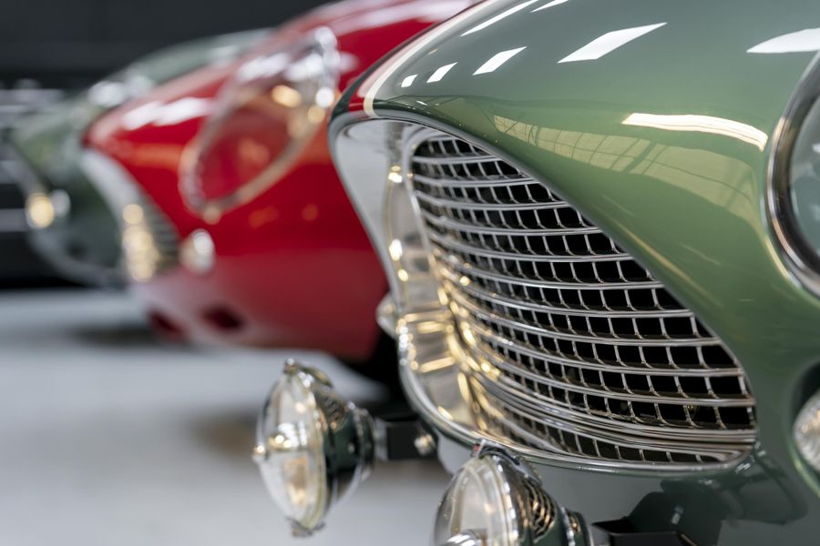 First of 19 hand built DB4 GT Zagato Continuation models being delivered