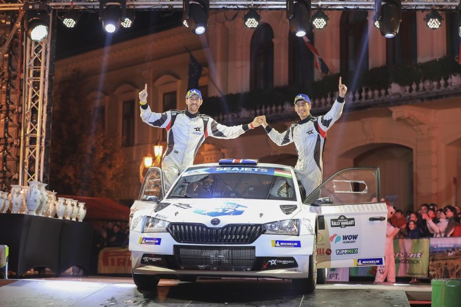 Ingram seals ERC title on Rally Hungary final stage decider