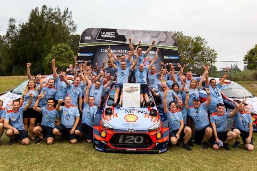 Hyundai celebrates maiden WRC manufacturers’ title
