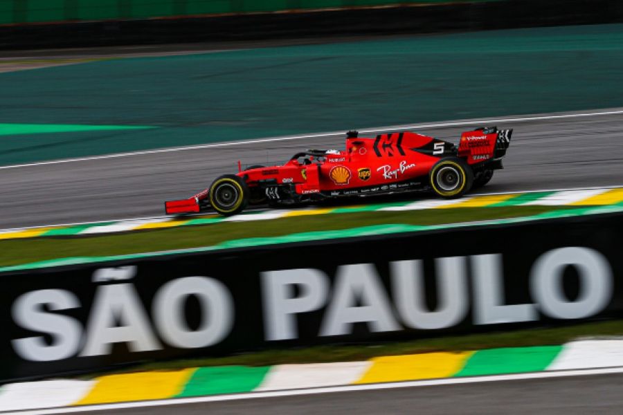 Vettel heads Ferrari 1-2 in Brazilian Grand Prix FP2 