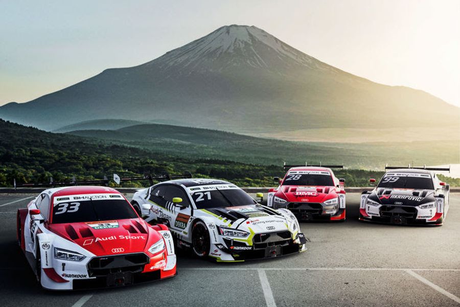 4 Audi RS 5 DTM in first joint DTM and SUPER GT races at Fuji
