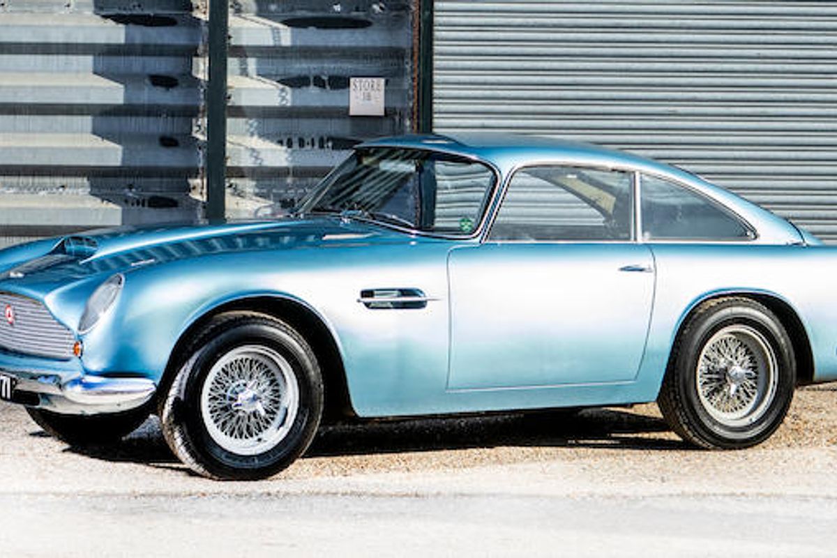 1961 Aston Martin DB4GT 'Lightweight' at Bonhams Bond Street Sale