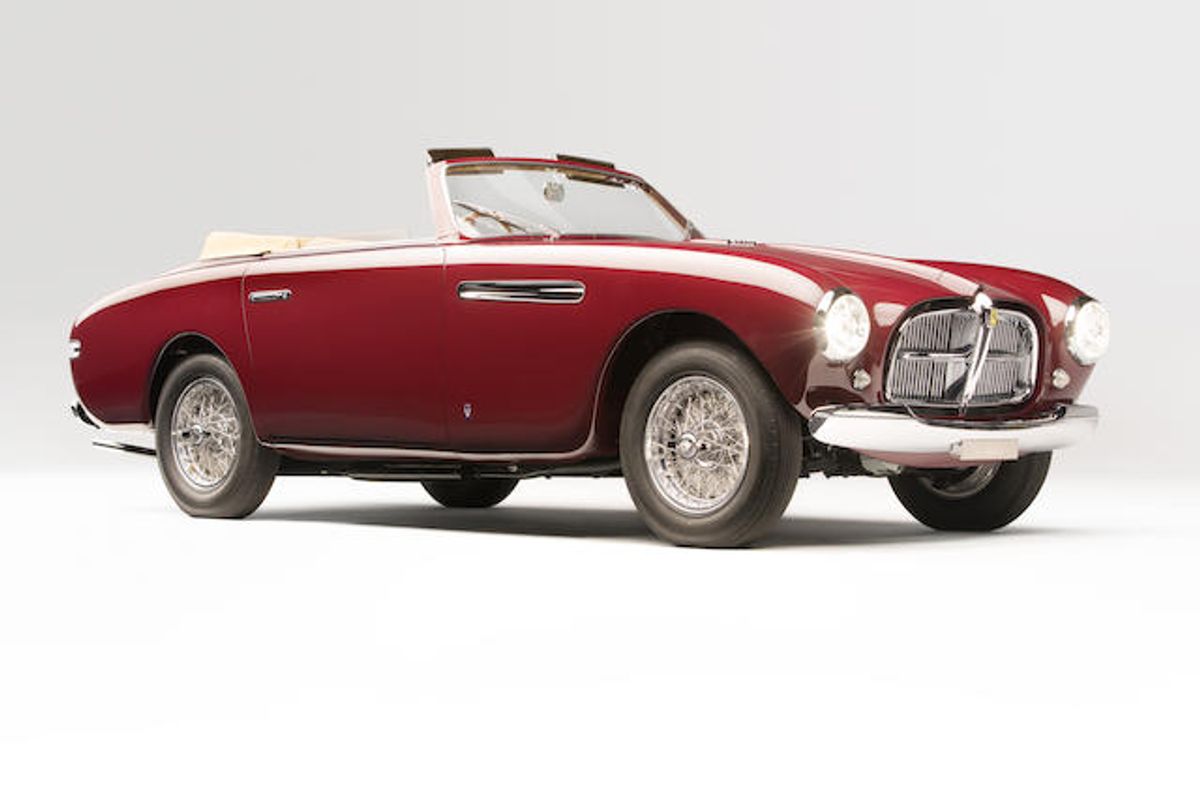 Ferrari 212 Inter Cabriolet sold for £1,476,919 at Bonhams Scottsdale auction
