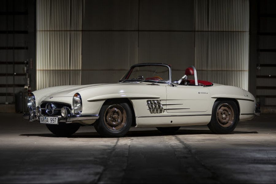 1957 Mercedes-Benz 300 SL Roadster at Gooding's Amelia Island 2020