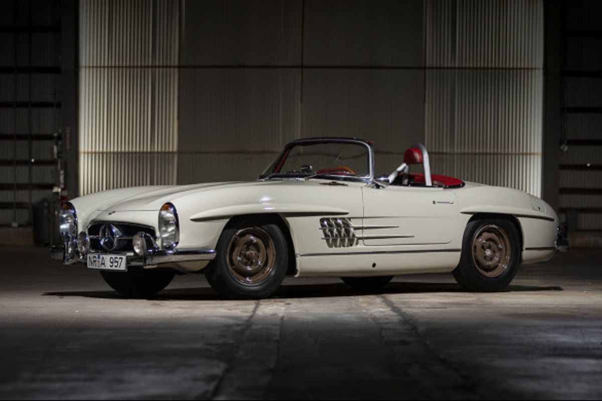 1957 Mercedes-Benz 300 SL Roadster at Gooding's Amelia Island 2020