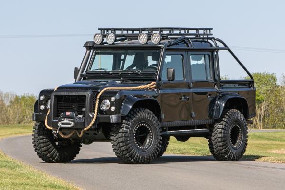 1 of 10 Land Rover Defenders used in the Bond film Spectre on offer
