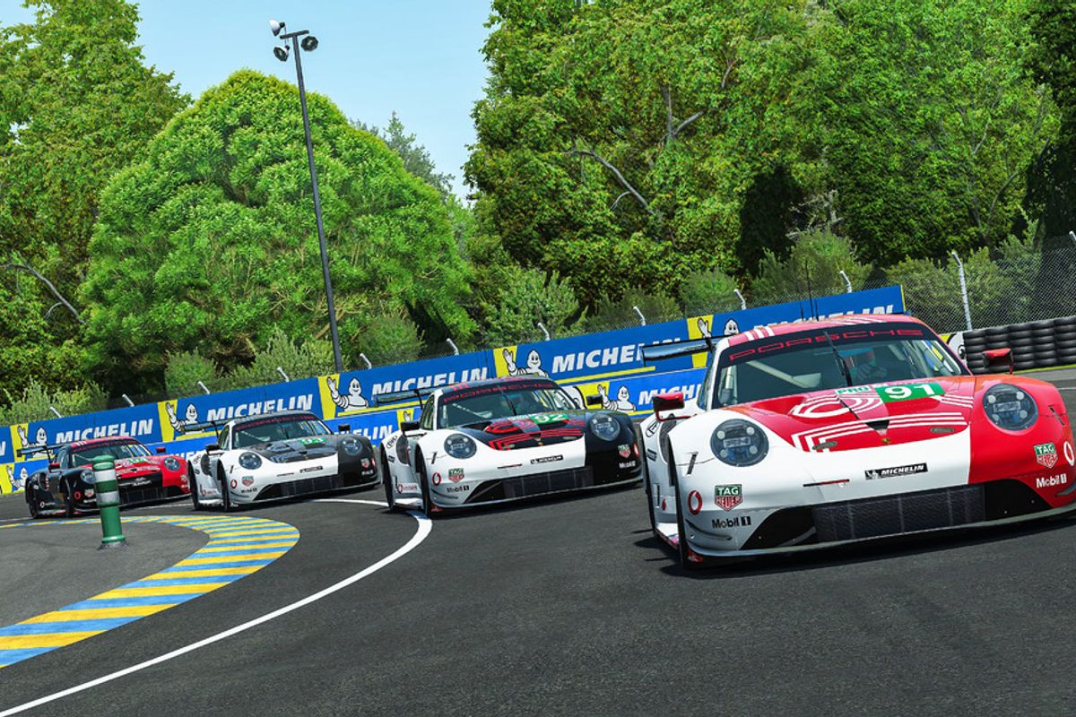 Porsche previews virtual 24 Hours of Le Mans