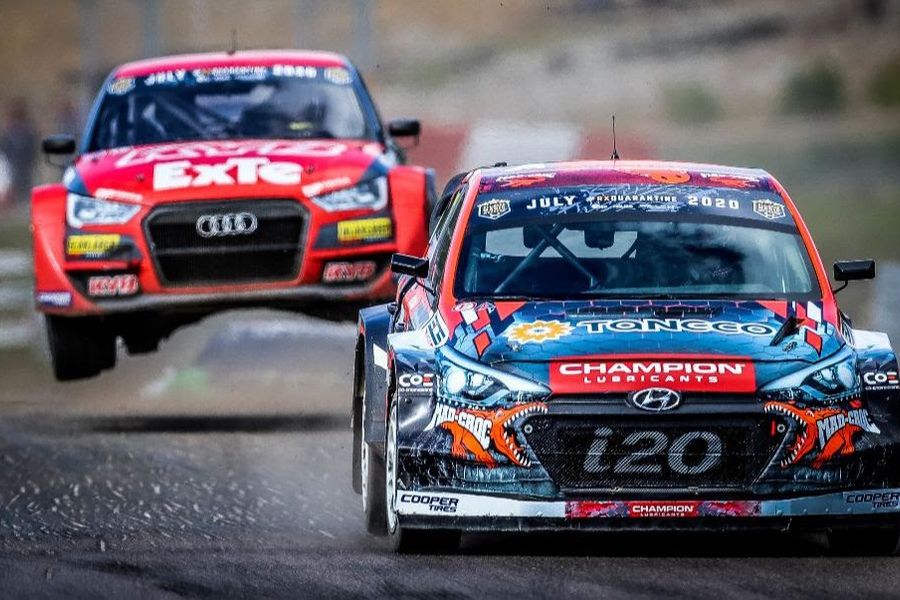 Larsson defeats 'World Championship-level' field at RallyX Nordic