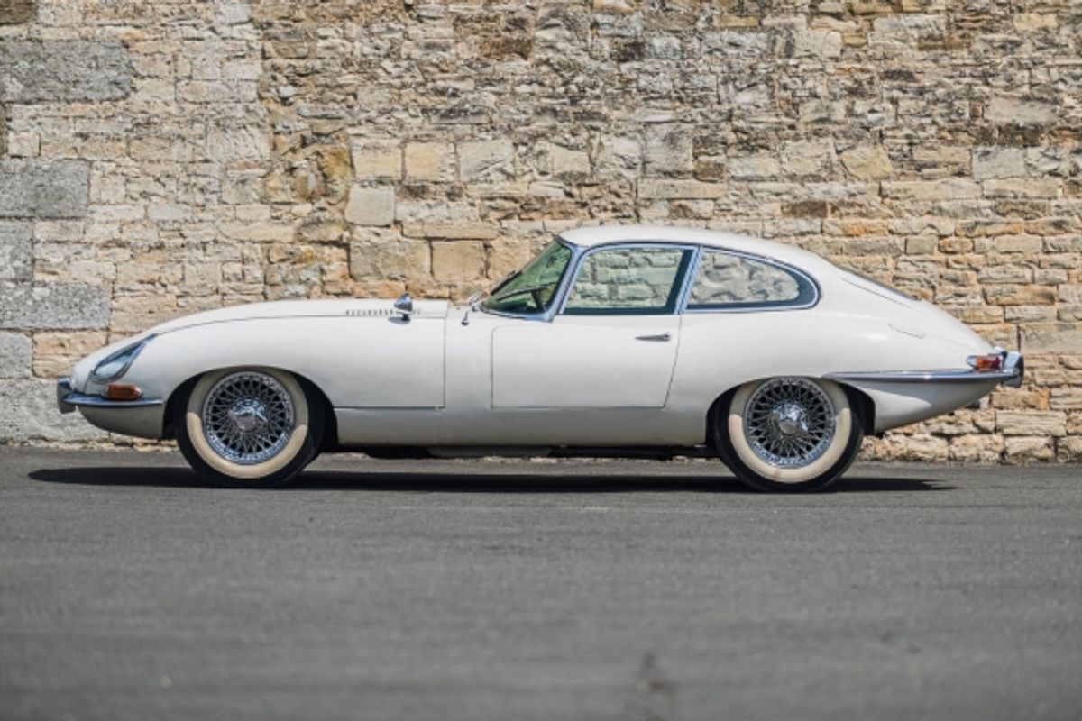 Two early matching numbers E Types at Silverstone Classic auction
