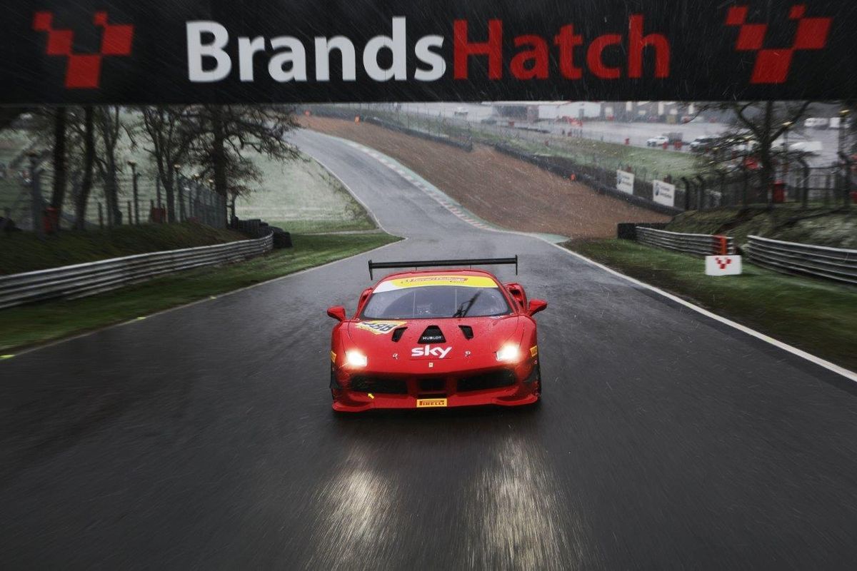 Ferrari Challenge UK series back on track at Brands
