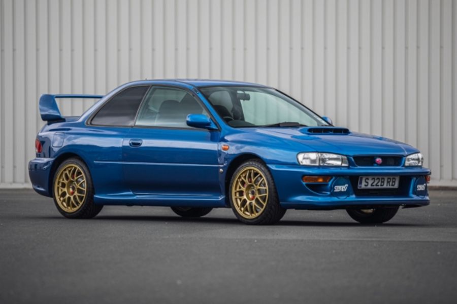 1998 Subaru Impreza 22B STI at Silverstone Classic Live Online Auction