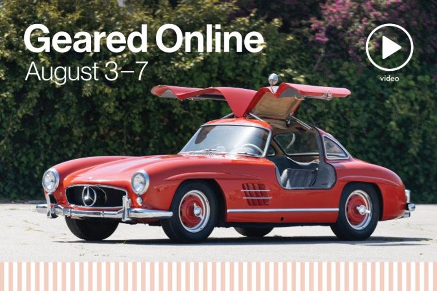 1955 Mercedes-Benz 300 SL Gullwing among German Imports for Geared Online