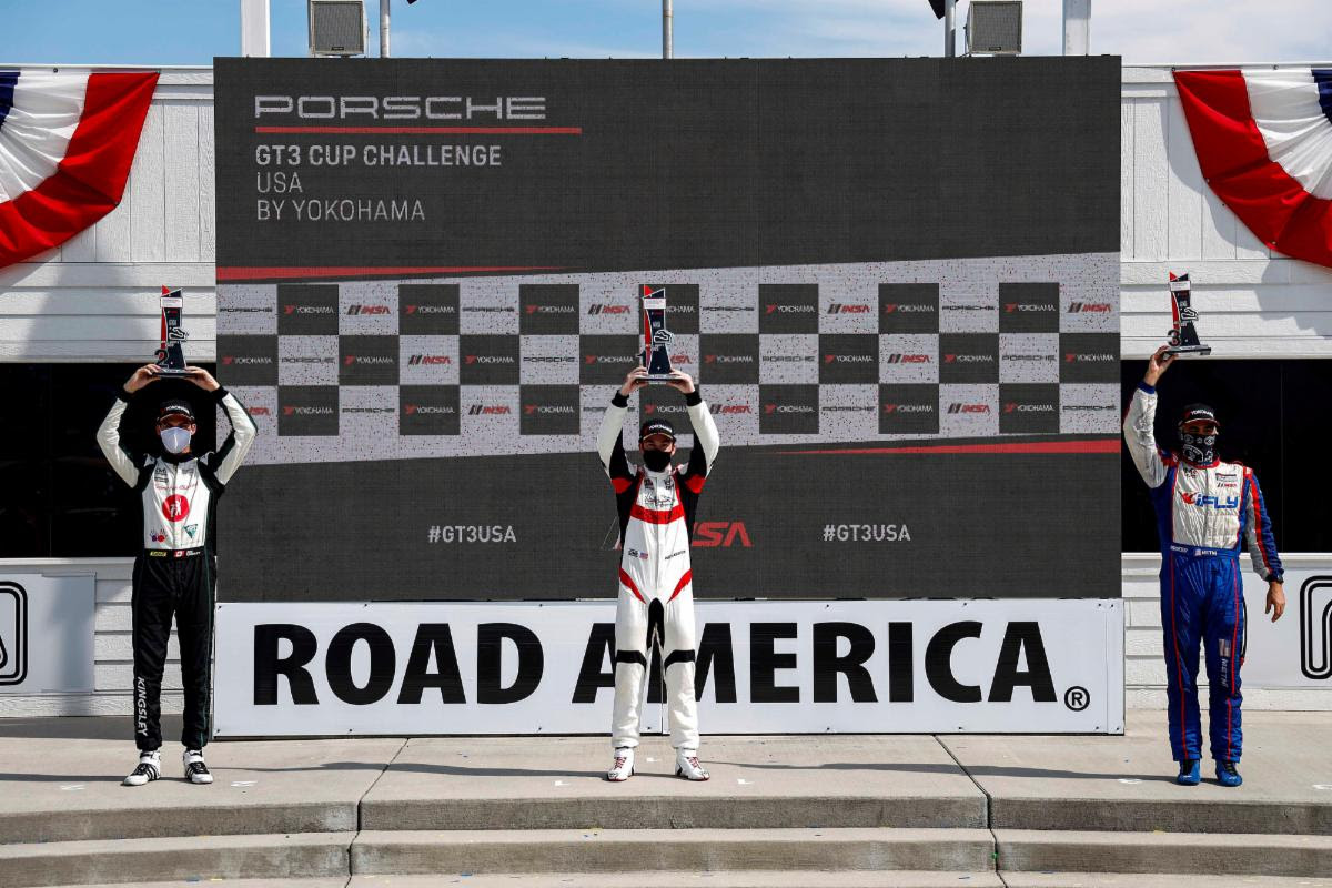 Dickinson Scores Surprise Porsche GT3 Cup Challenge USA win