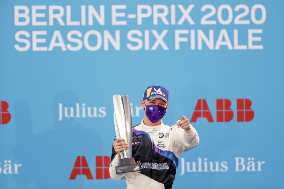 M.G. pipped Robin Frijns to Berlin E-Prix victory