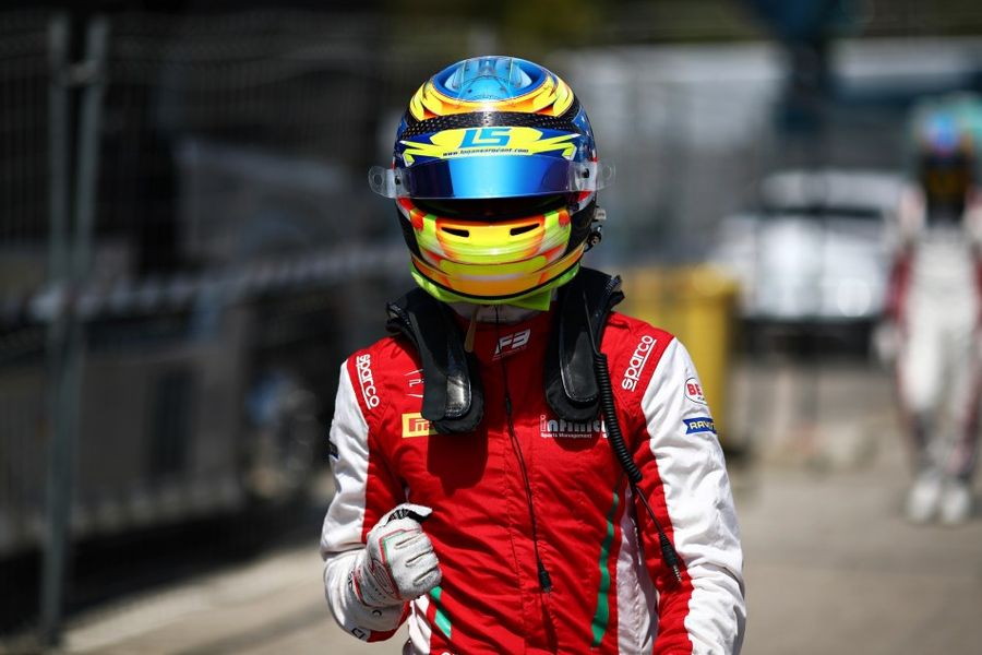 Logan Sargeant takes third successive FIA Formula 3 pole