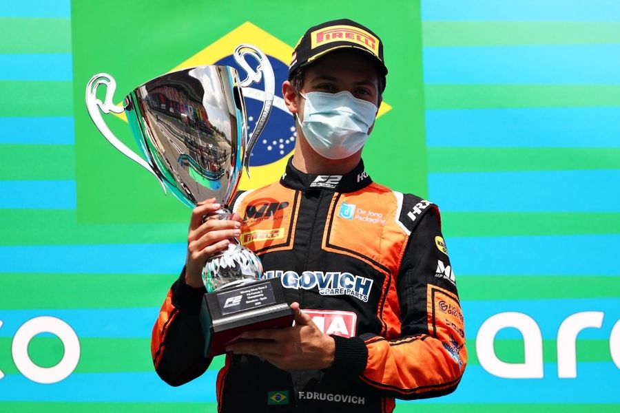 Felipe Drugovich dominates F2 Barcelona Sprint