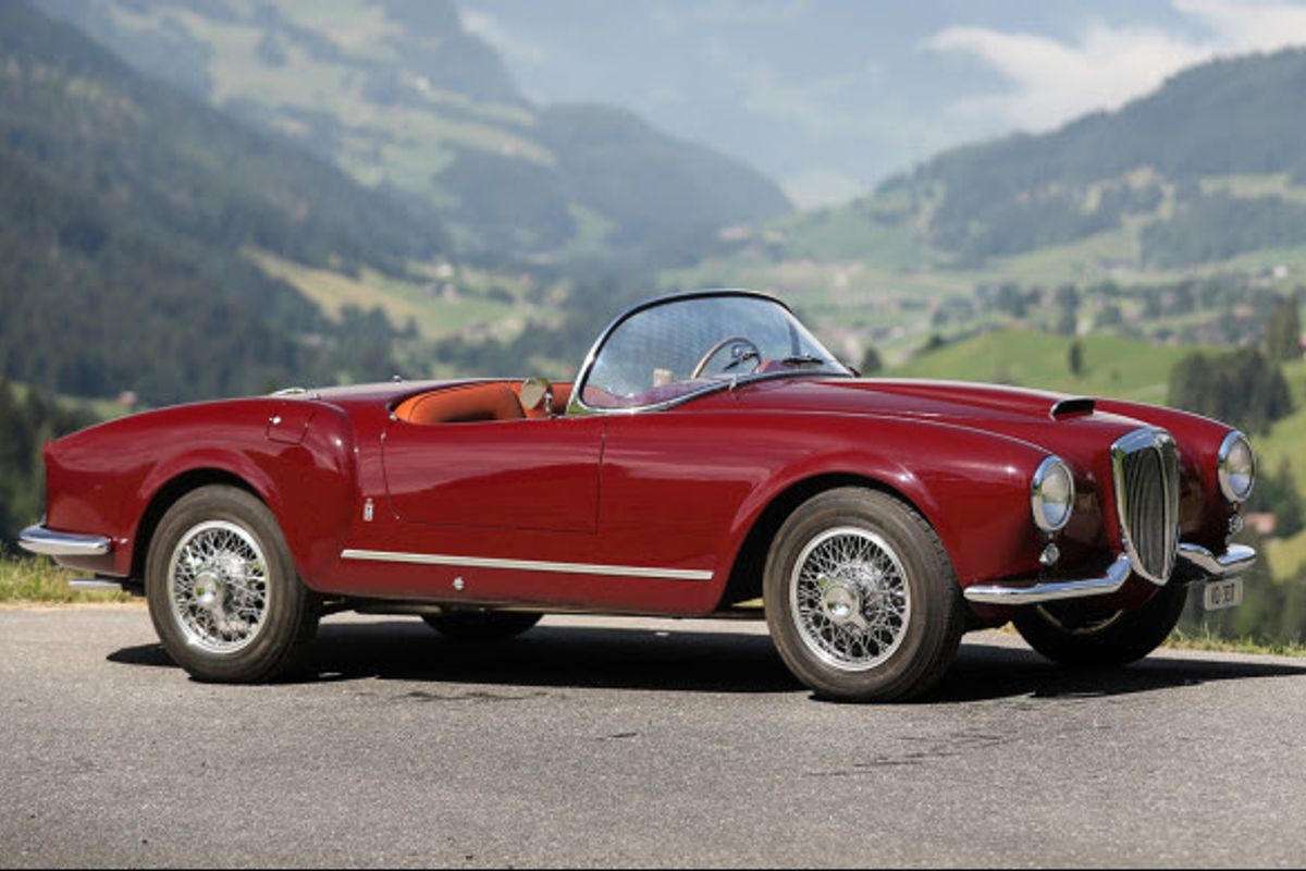 1955 Lancia Aurelia B24S Spider America at Gooding's Hampton Court Sale