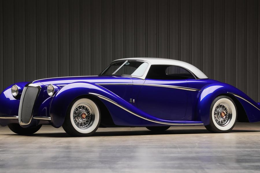 Unique Rick Dore Cadillac custom car at Worldwide Auctioneers